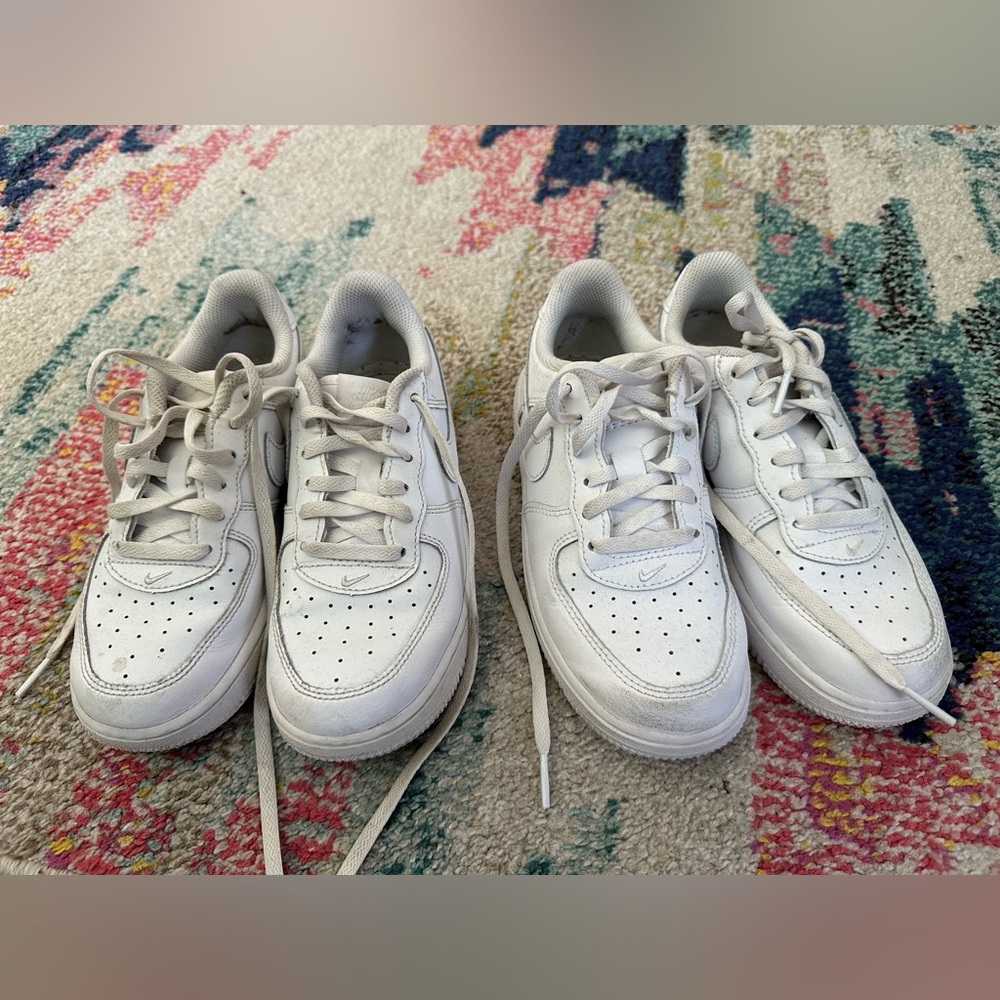 White Air Force 1 Nike Sneakers - Kids size 2y